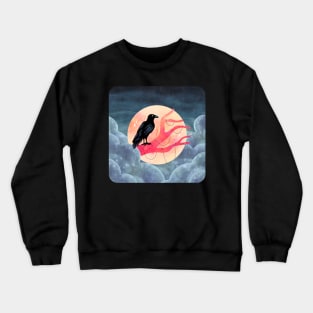 Raven Moon Crewneck Sweatshirt